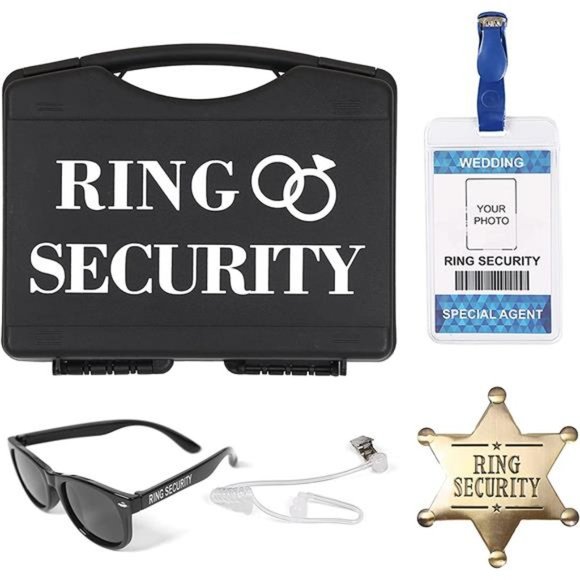 Ring Bearer Gifts, Ring Bearer Sunglasses, Top Secret Spy Ear Piece